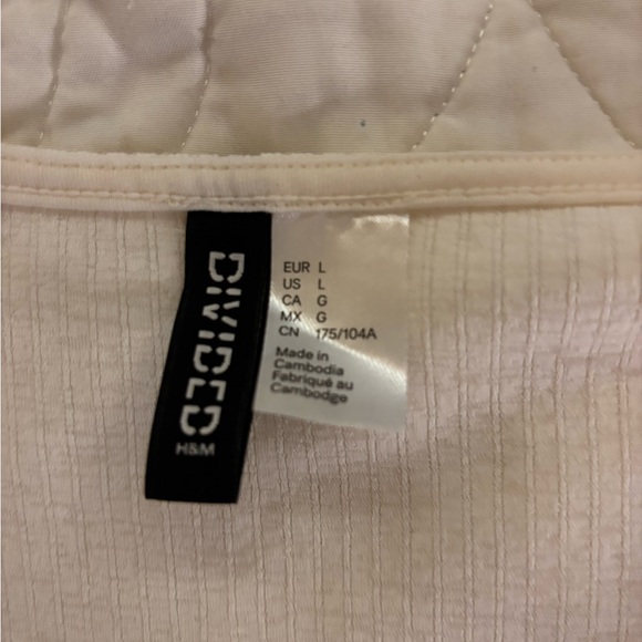 H&M cover up cami top / size L / white - Picture 3 of 3